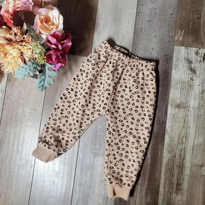 PL Baby Petit Lem by Nordstrom Animal Print Baby Joggers Size 18m